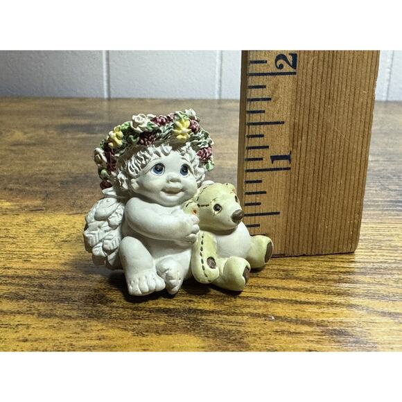 DREAMSICLES COLLECTABLE CHERUB ANGEL TEDDY BEAR PLAYMATES DC020 1996 - Picture 3 of 4